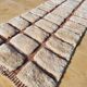 Tapis en laine fait main de couloir taille 75 x 300 cm