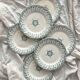 6 Gien ironstone dessert plates "Sagittaires"