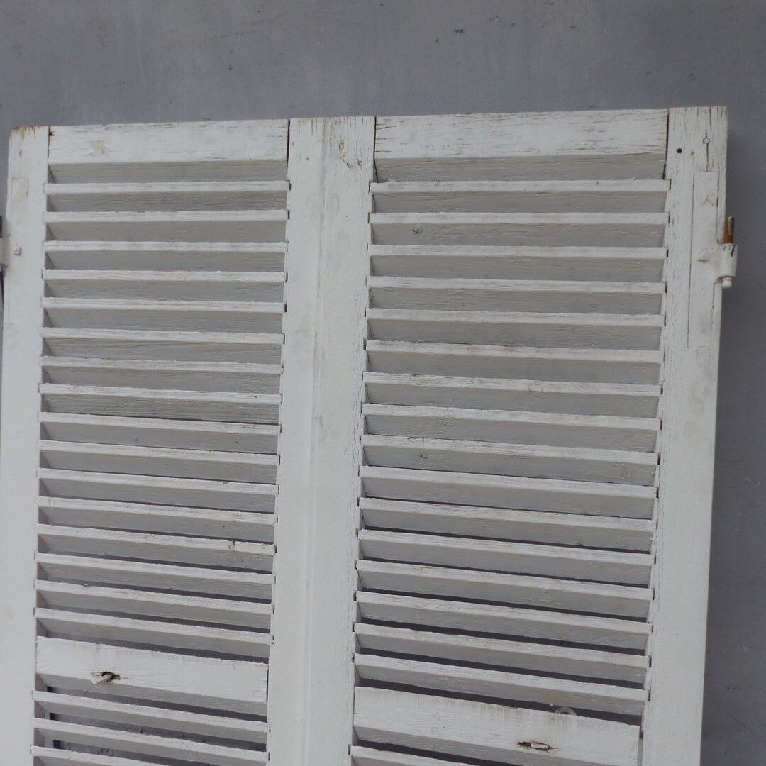 Old wooden shutters 2 leafs