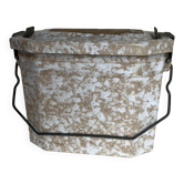 Enamelled bowl - fricot box