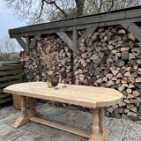 Solid oak monastery table