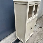 Small antique display cabinet