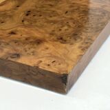 Table basse vintage de Smania en bois de ronce