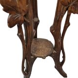 Table à plantes ancienne de la Forêt-Noire, années 1880