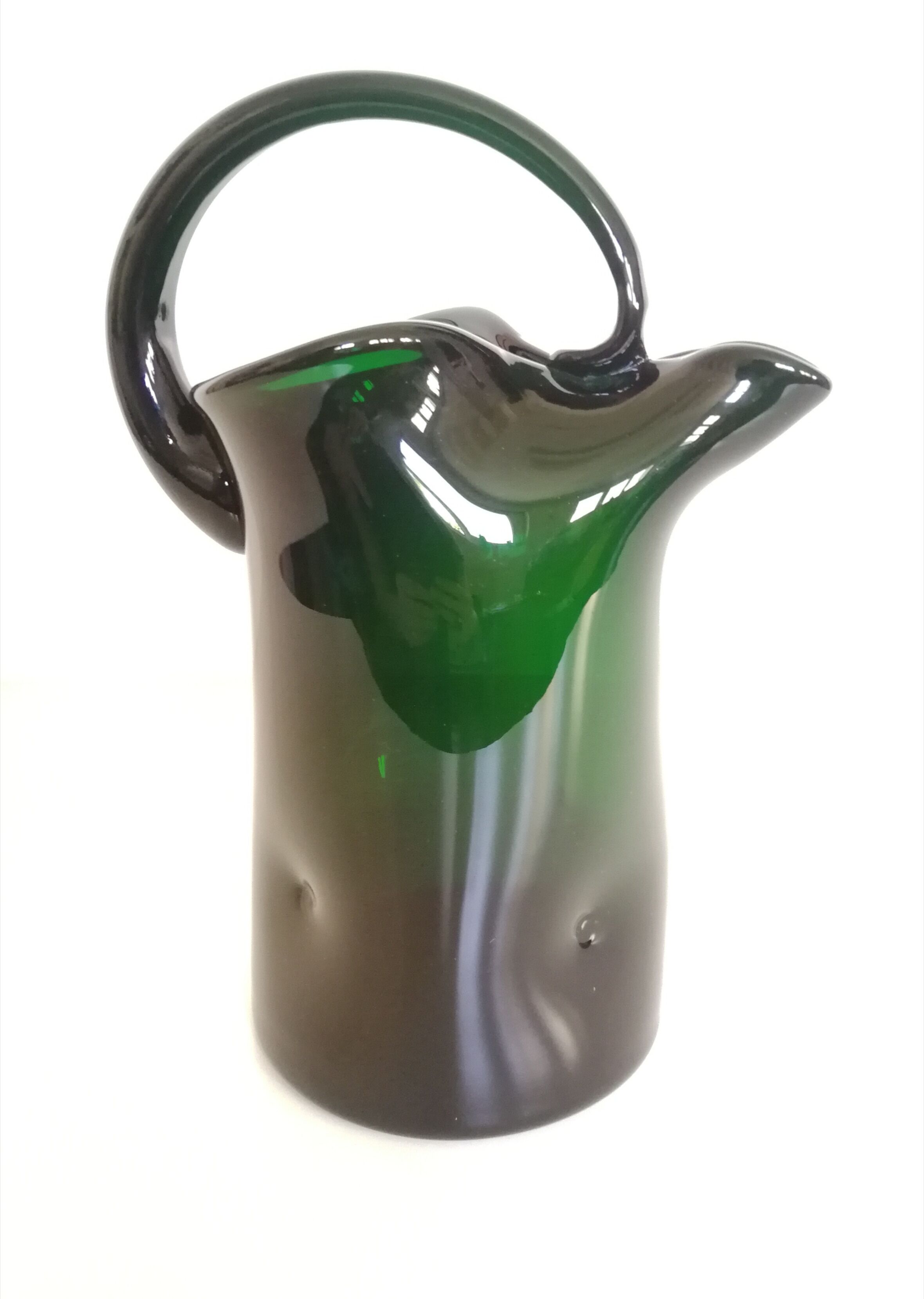 Old blown glass pitcher