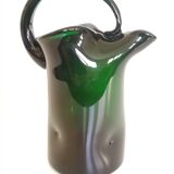 Old blown glass pitcher