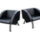 Vintage set of two Young International easy chairs  Post Modern design