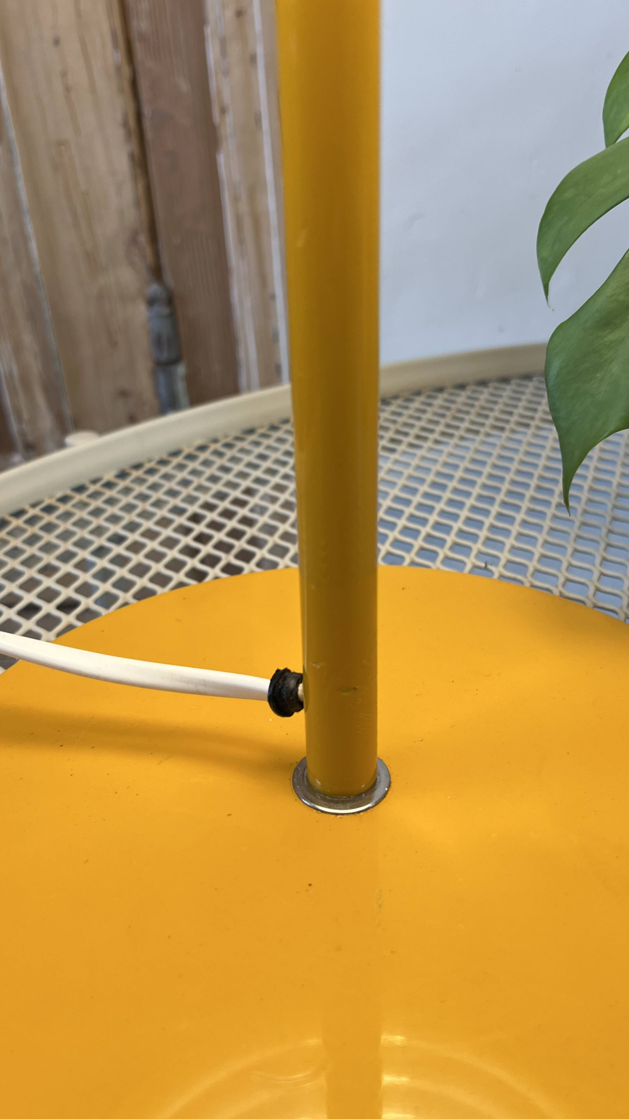 Lampe Leucos Modulo en verre de Murano et métal jaune