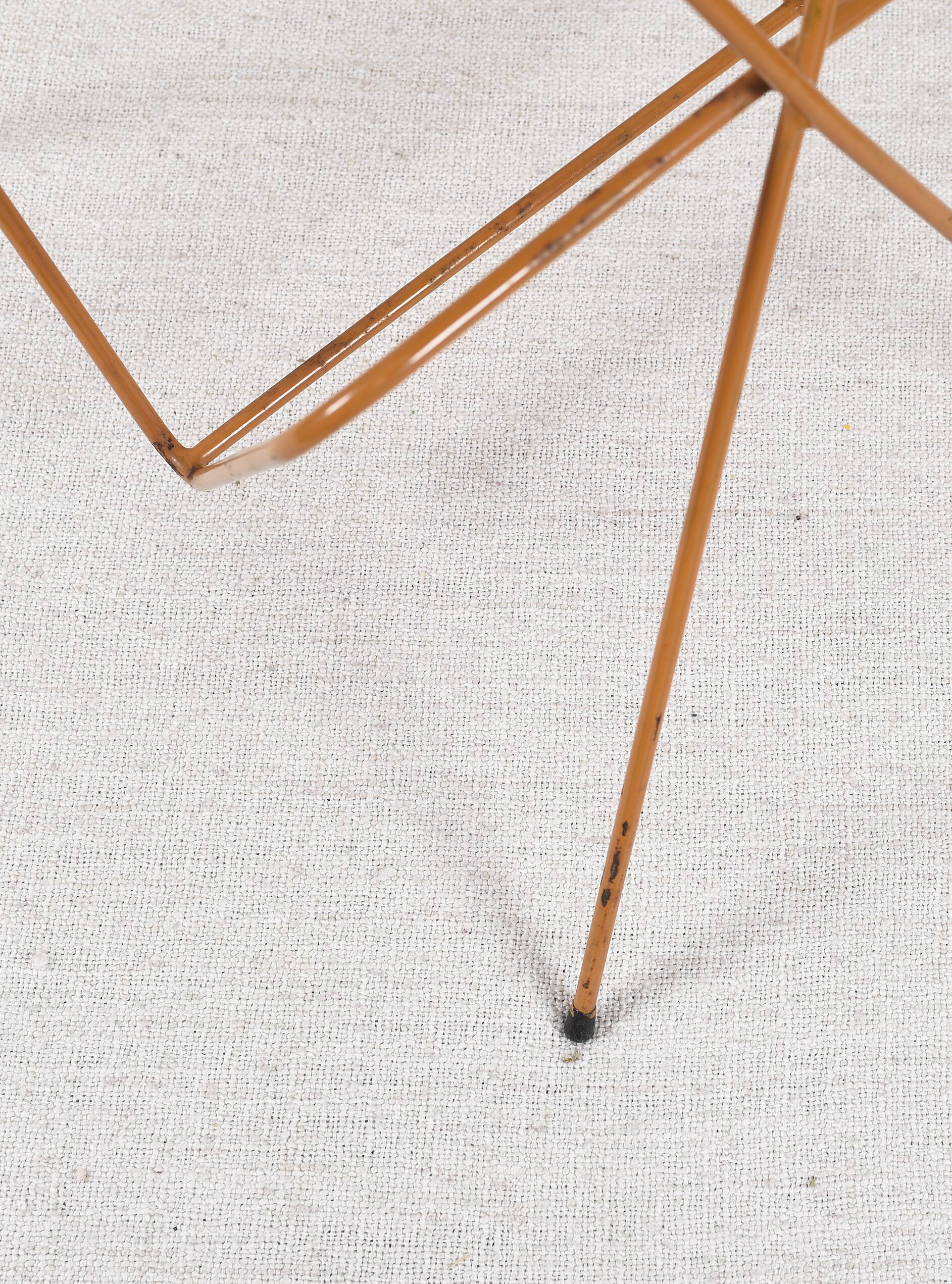 Vintage magazine rack side table