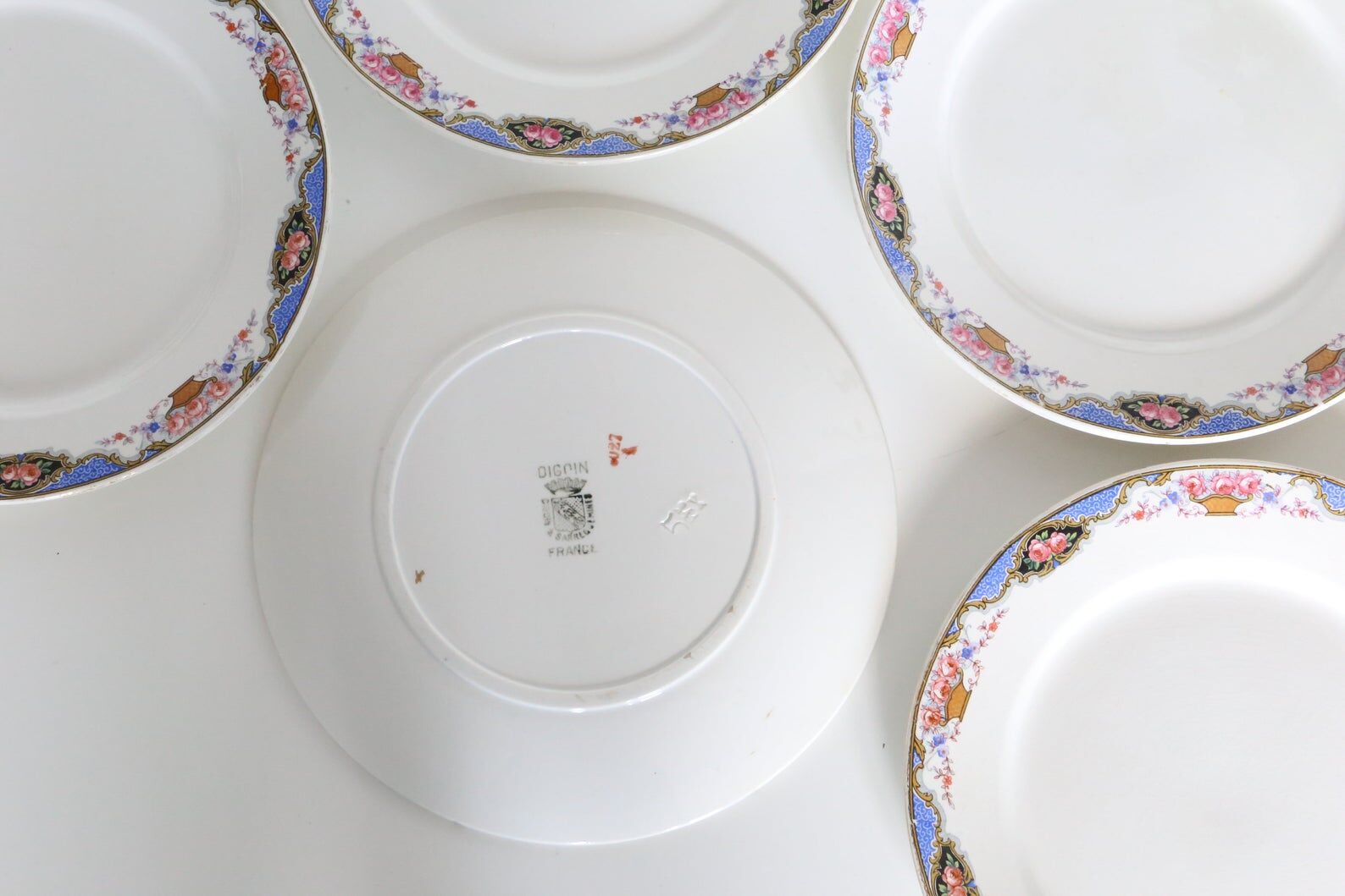 Set de 6 assiette à dessert Digoin