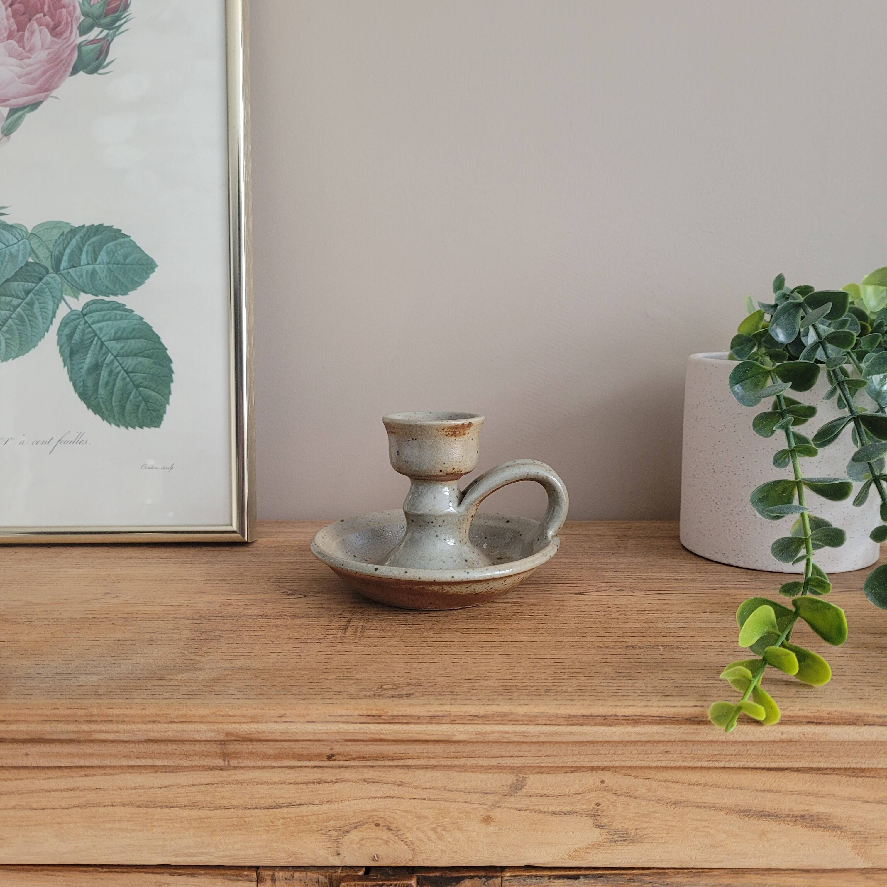 La Redoute x Selency ceramic candle holder 18 beige