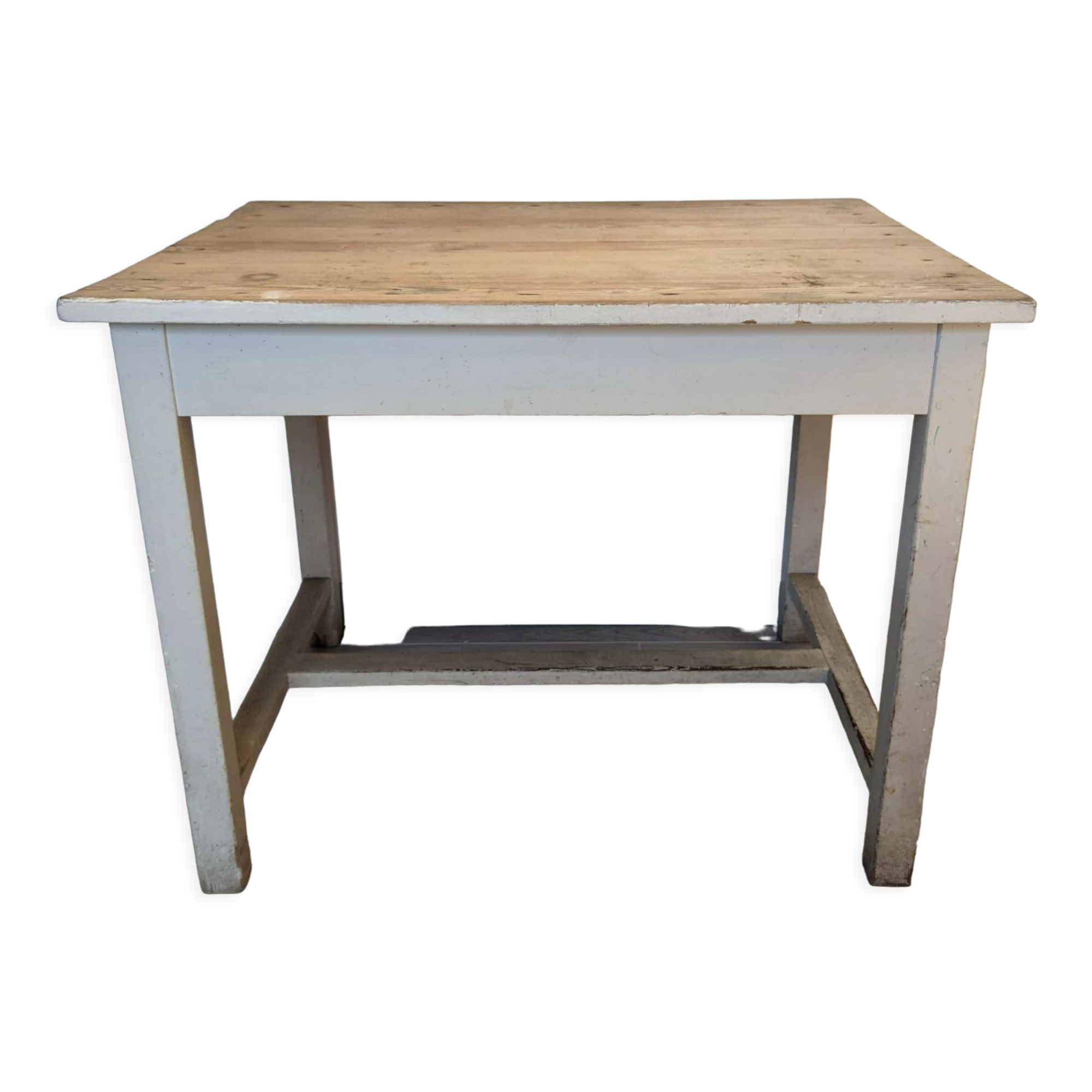 Farmhouse table in beech early twentieth century