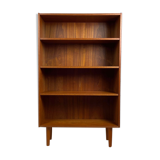 Scandinavian open library in teak, 60s