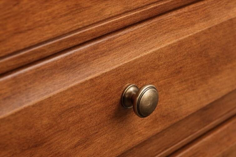 Solid wood bookshelf