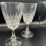 8 crystal glasses