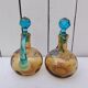 Pair of glass carafes, Georges Sand, vintage