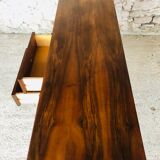 Vintage low row in flame walnut, by G N B , Circa 60