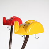 1960s Tricorno coat rack by Enzo Mari for Danese, Italy