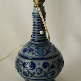 Lamp foot Sandstone blue Alsace/Germany XXth