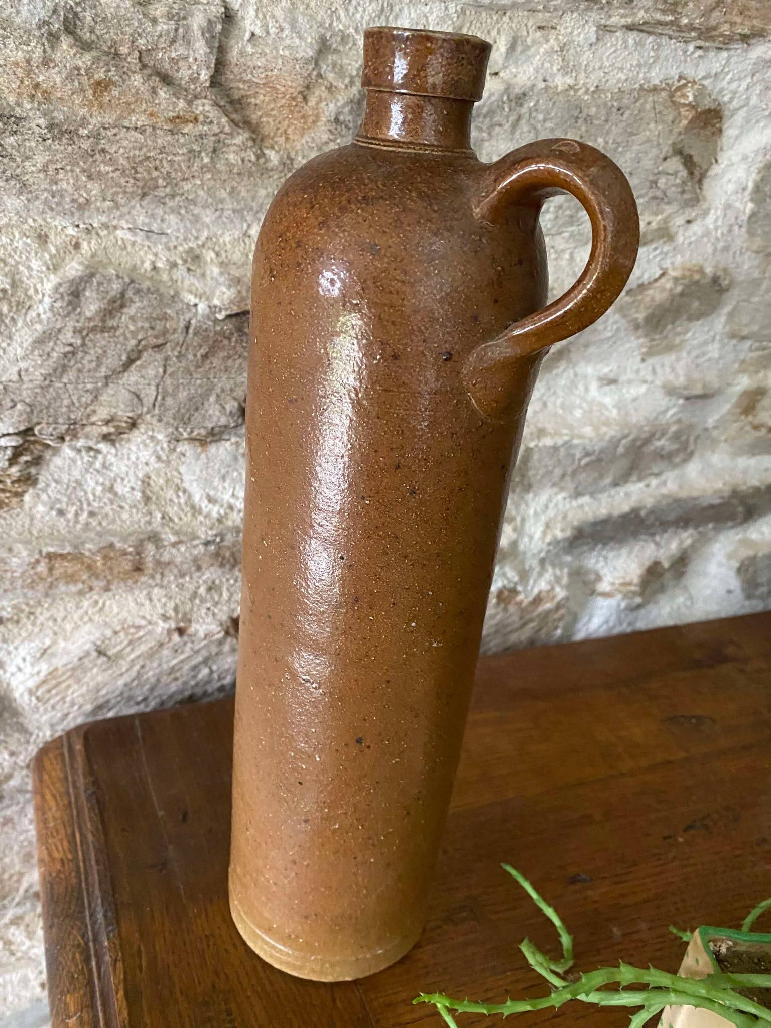 Bottle, vase in Amsterdam glazed stoneware