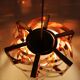 Copper pendant light by Werner Schou for Coronell Electro, Denmark, 1969.