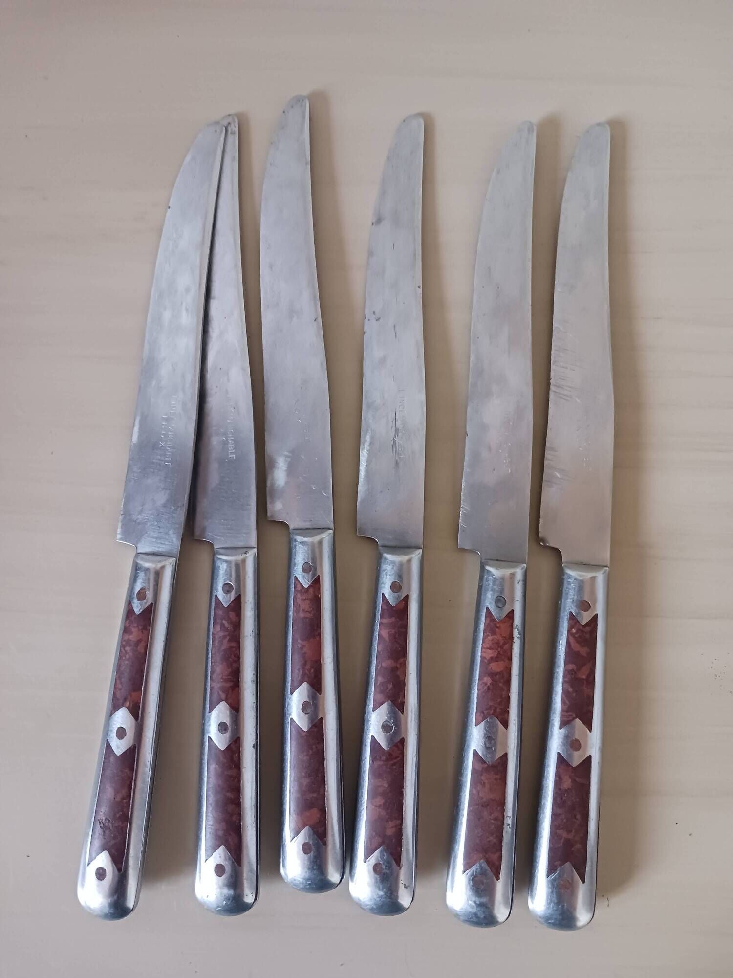 Art Deco style knives.