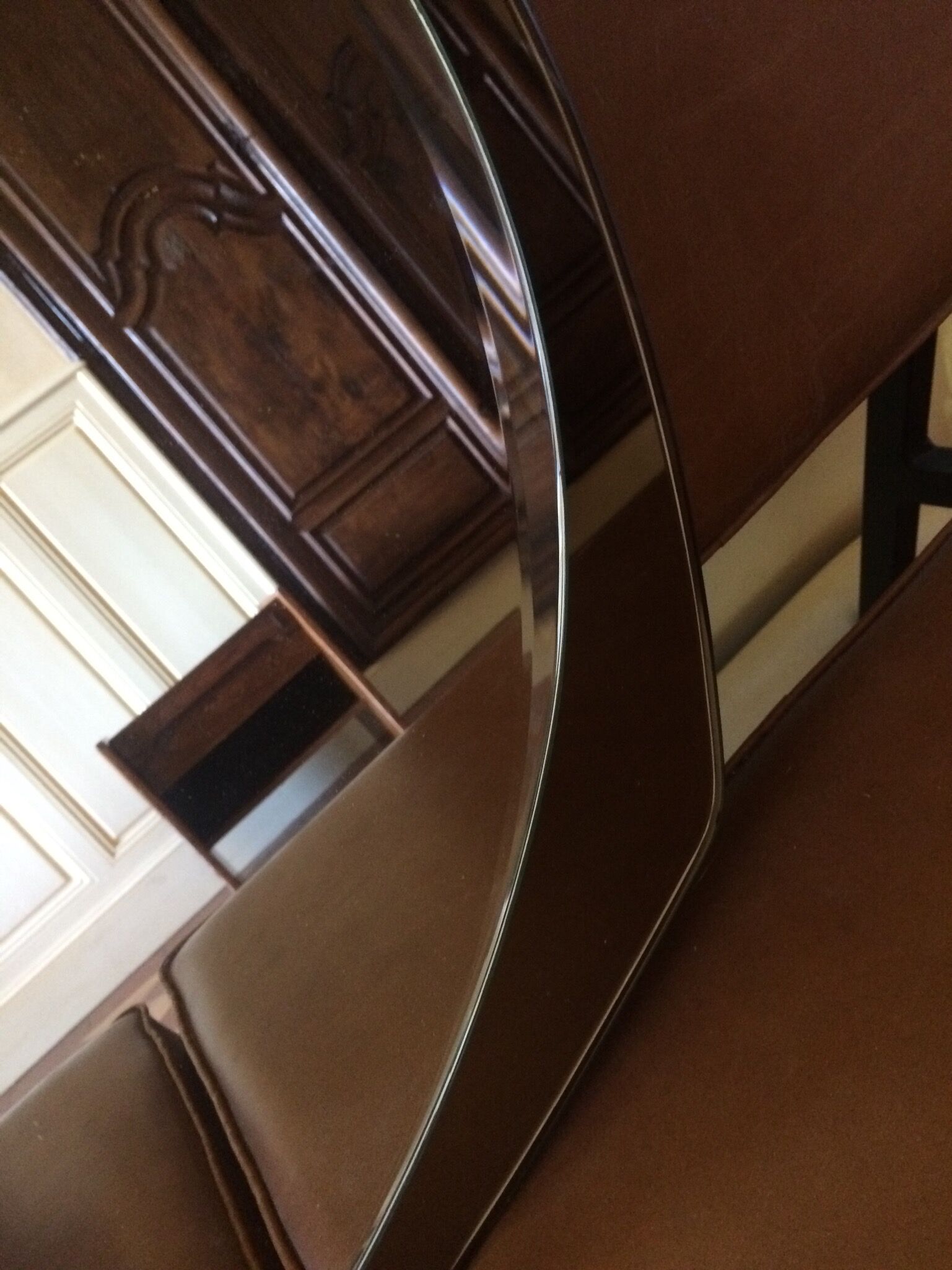 Italian tinted double mirror 72x58cm