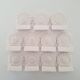 White porcelain name holder