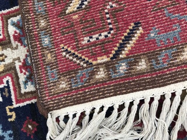 Carpet French drawings Shiraz dots knoated 120x200 cm