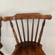 Pair of dutch bistro chairs in solid wood 70s