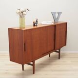 Teak highboard, Danish design, 1960s, production: Denmark