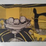 Still Life - original lithograph numbered and signed - Alfred Defossez