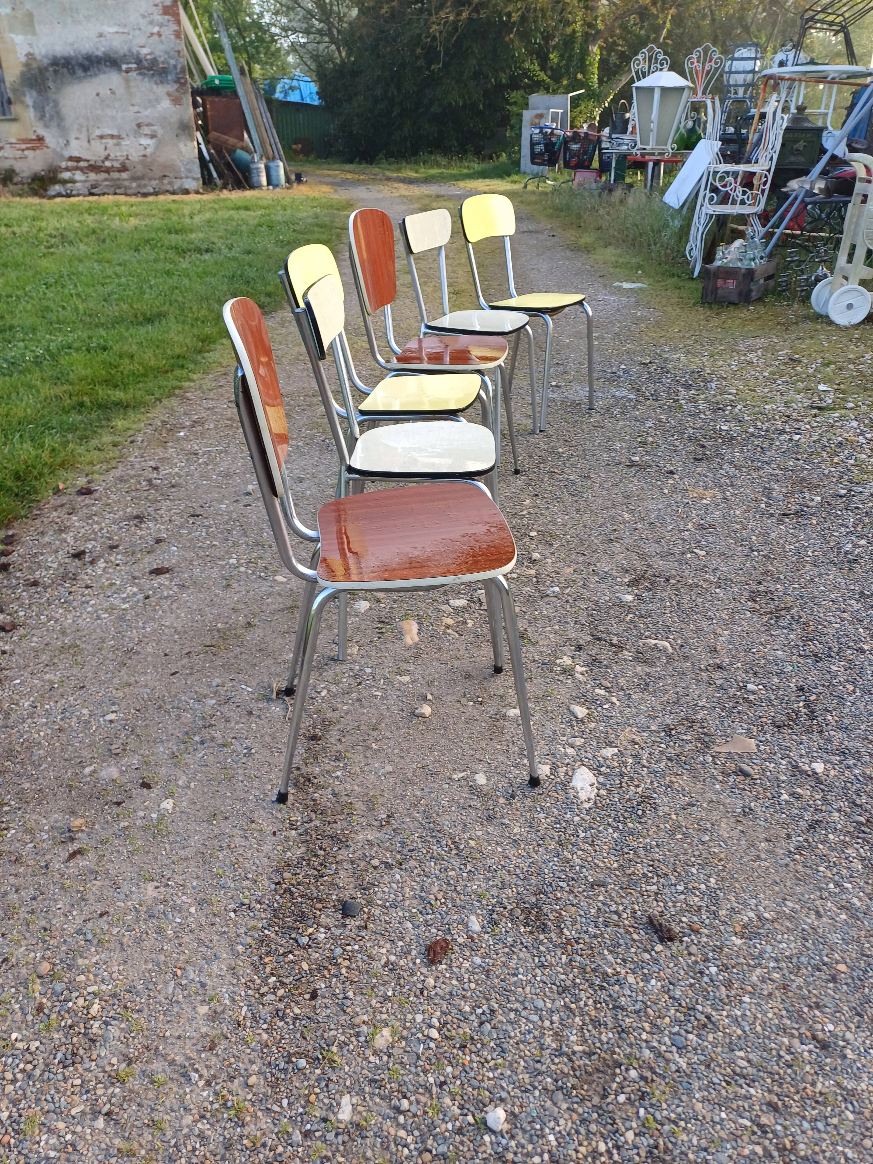6 Vintage Formica Chairs