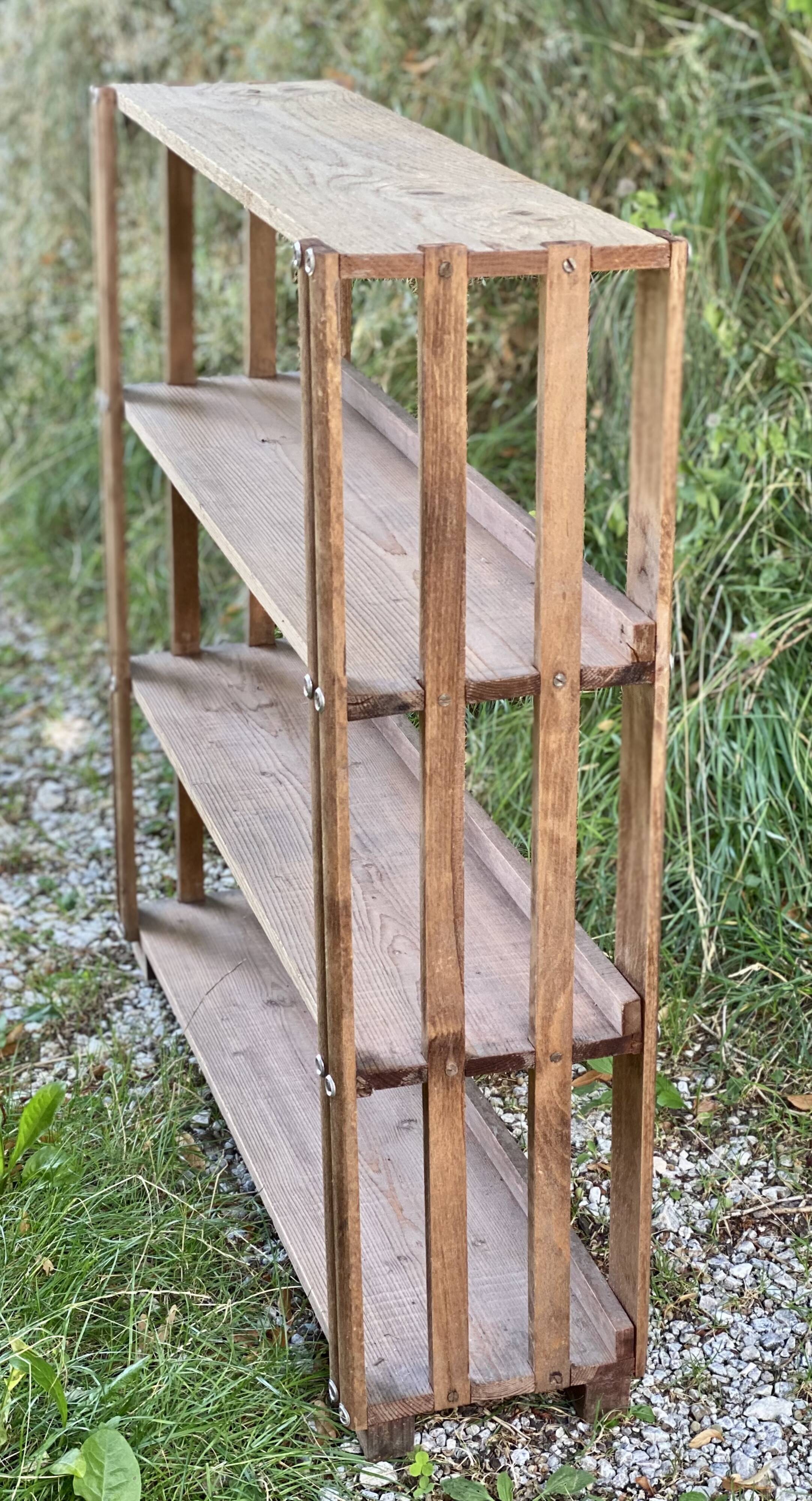 Vintage 1950 bookshelf