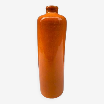 Vase en céramique orange dlg jacques et dani ruelland
