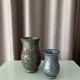 Pair of Belgian Studio Pottery Vases – Handmade