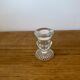 Glass candle holder