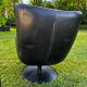 Fauteuil style egg chair et son ottoman