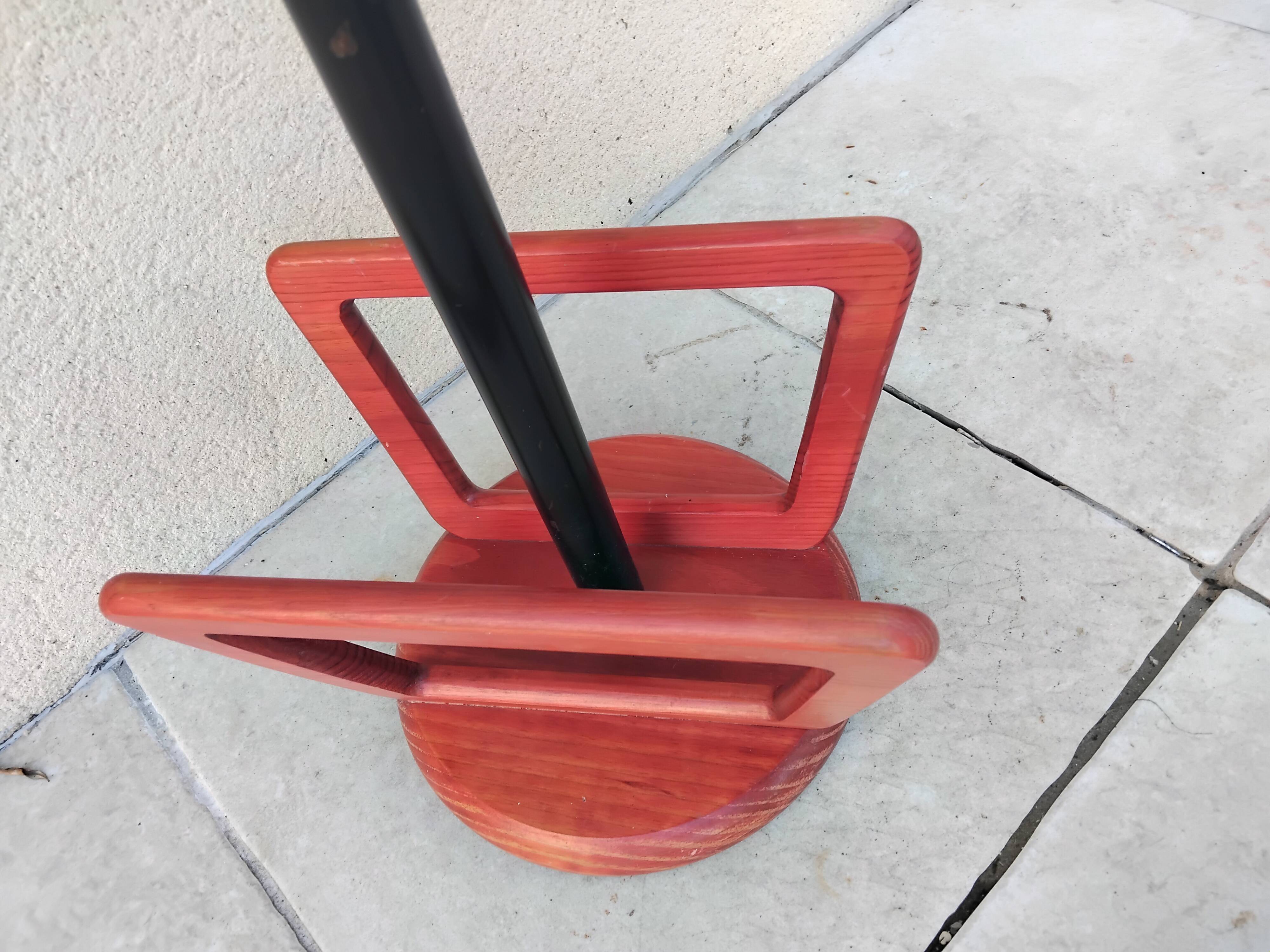 Table d'appoint, porte-revue vintage scandinave