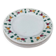 4 assiettes à dessert en porcelaine Gien