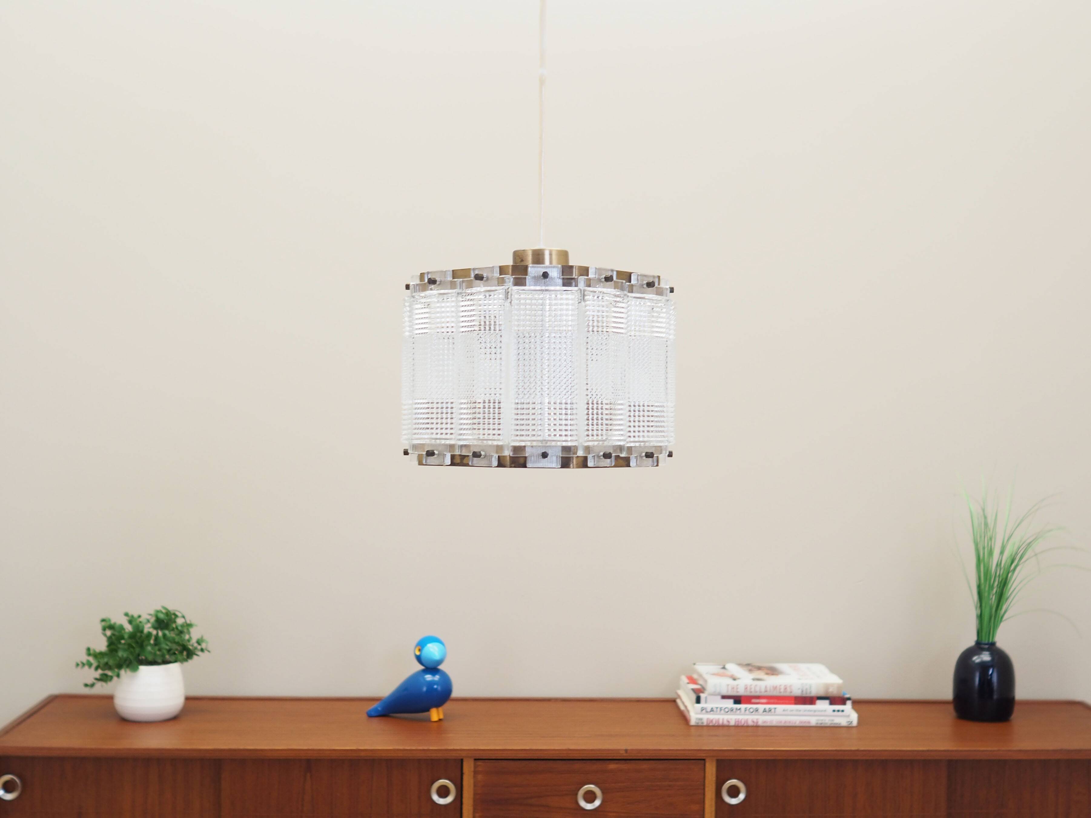 Pendant lamp, Danish design, 1970s, production: Denmark