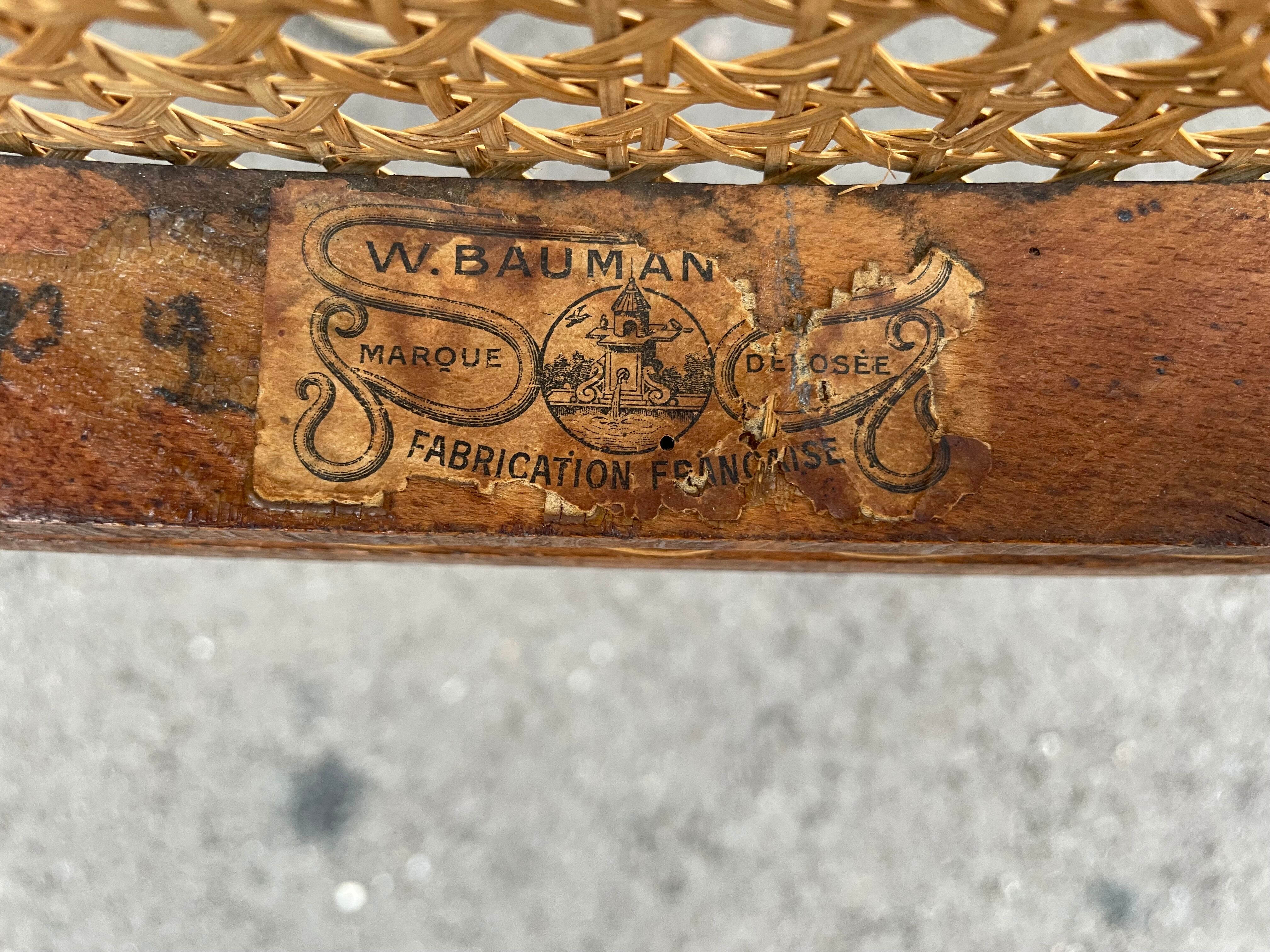 Baumann tanned bistro chairs