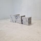 Set of 3 Italian Marble Nesting Tables, 1980s
