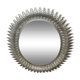 Miroir argenté feuilles