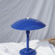 Blue table lamp Aluminor 1960-70