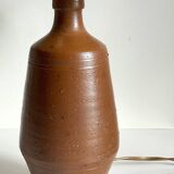 Vintage glazed stoneware lamp from Portugal.