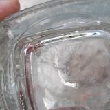 Vase verre pressé 1950