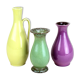 Vases du milieu du siècle, poterie westgerman, Scheurich, Jasba