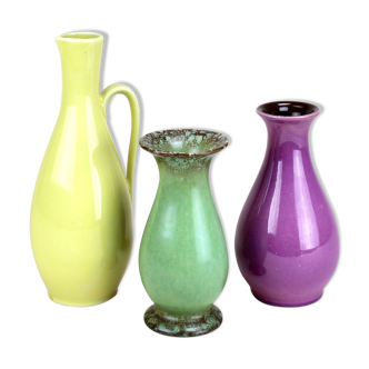 Vases westgerman pottery Scheurich Jasba