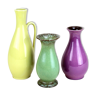 Vases westgerman pottery Scheurich Jasba